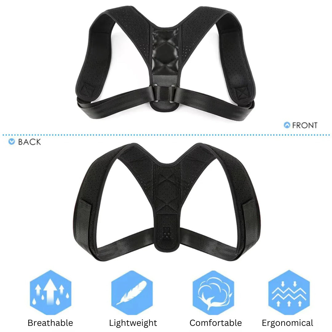 Adjustable Posture Corrector Back Support Strap