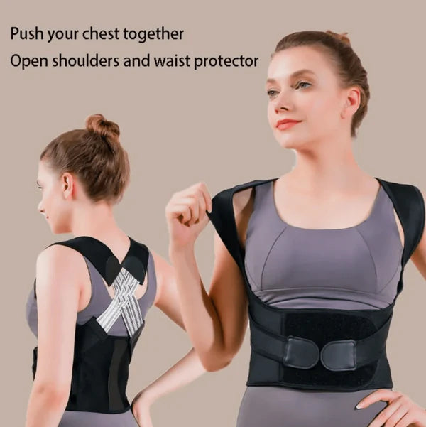 Adjustable Posture Corrector Back Support Strap